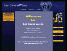 Tablet Screenshot of lescaves.de